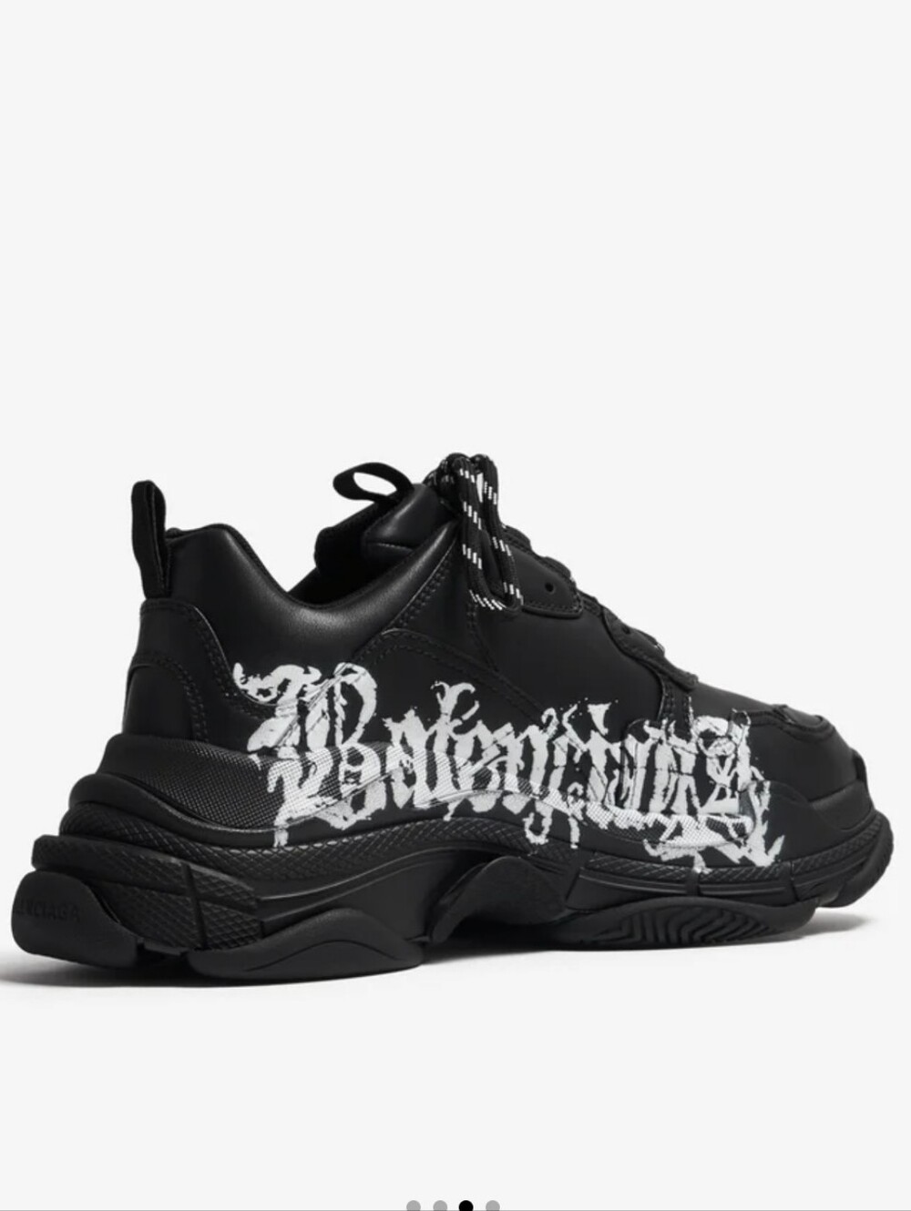 Balenciaga Triple S Black Sneakers Men Us 9 (42) - Picture 2 of 10